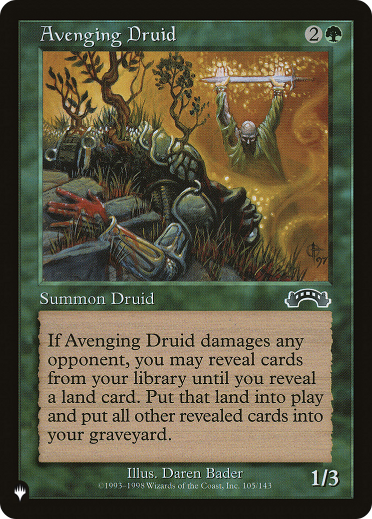 Avenging Druid (Retro) (EXO-105) - The List