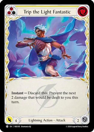 Trip the Light Fantastic (Yellow) (ROS105) Rainbow Foil - Rosetta