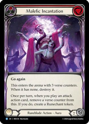 Malefic Incantation (Red) (ROS130) - Rosetta
