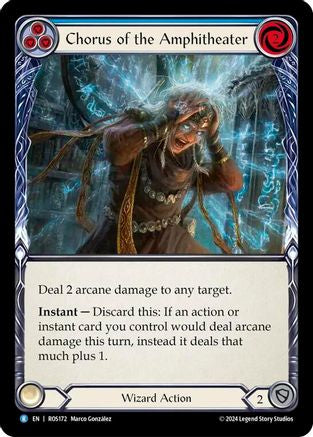 Chorus of the Amphitheater (Blue) (ROS172) Rainbow Foil - Rosetta