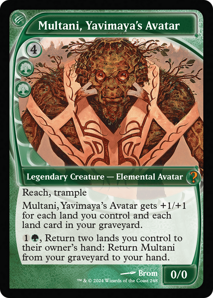 Multani, Yavimaya's Avatar (Future Sight) (248) Foil - Mystery Booster 2