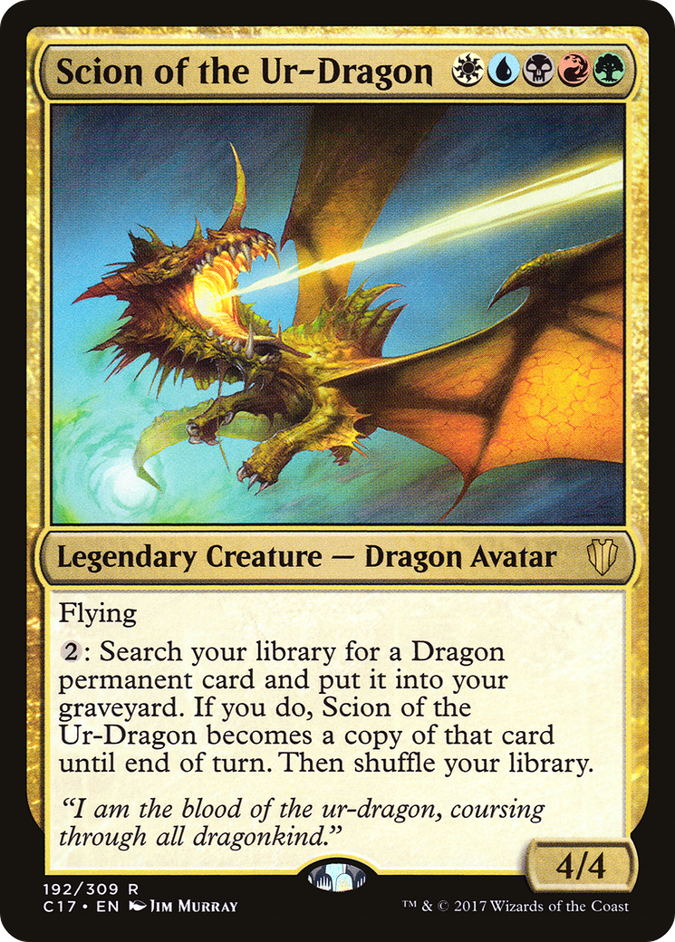Scion of the Ur-Dragon (192) - Commander 2017