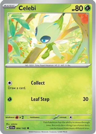 Celebi (4) Reverse Holofoil - Stellar Crown