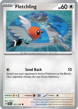 Fletchling (121) Reverse Holofoil - Stellar Crown