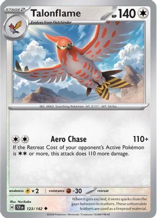 Talonflame (123) Reverse Holofoil - Stellar Crown