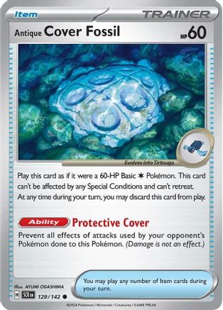 Antique Cover Fossil (129) - SV07 Stellar Crown