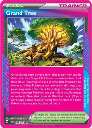 Grand Tree (136) Holofoil - SV07 Stellar Crown
