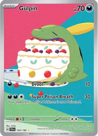 Gulpin - 154/142 (154) Holofoil - SV07 Stellar Crown