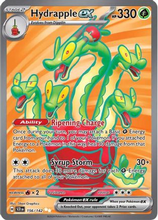 Hydrapple ex - 156/142 (156) Holofoil - SV07 Stellar Crown