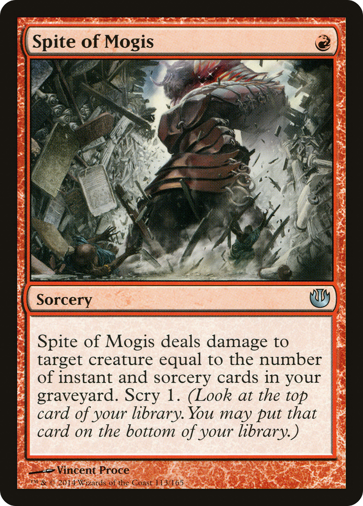 Spite of Mogis (113) Foil - Journey into Nyx