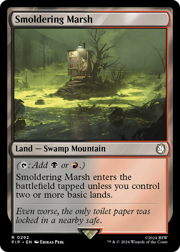 Smoldering Marsh (292) Foil - Fallout