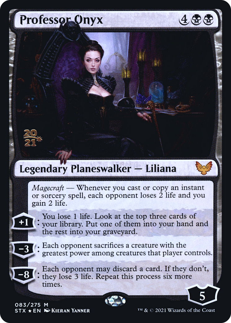 Professor Onyx (083) Foil - Strixhaven: School of Mages Promos