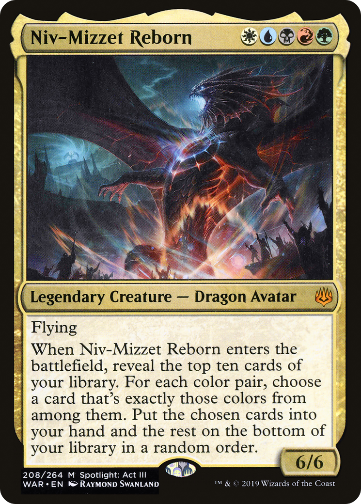 Niv-Mizzet Reborn (208) Foil - War of the Spark