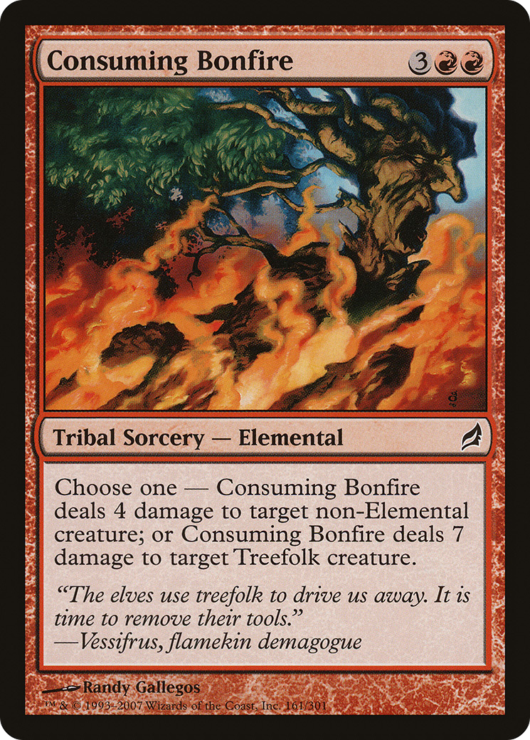 Consuming Bonfire (161) Foil - Lorwyn