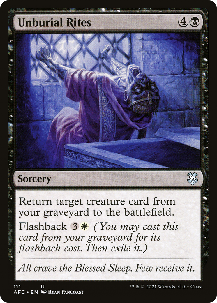 Unburial Rites (111) - Forgotten Realms Commander