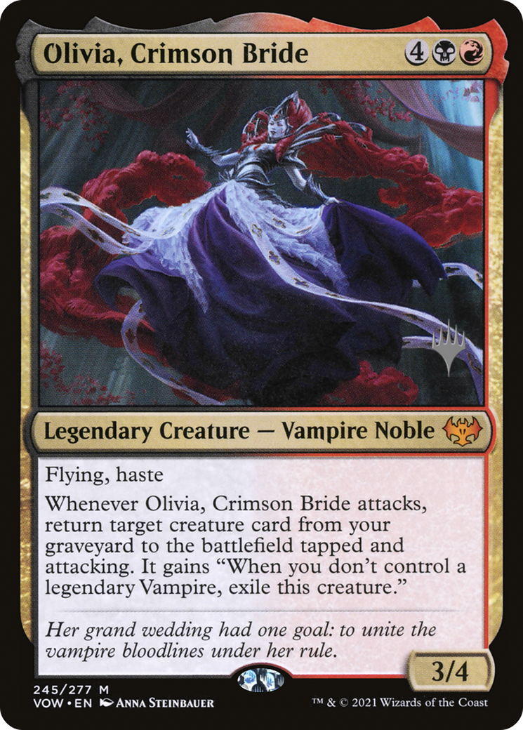 Olivia, Crimson Bride Foil - Innistrad: Crimson Vow Promos