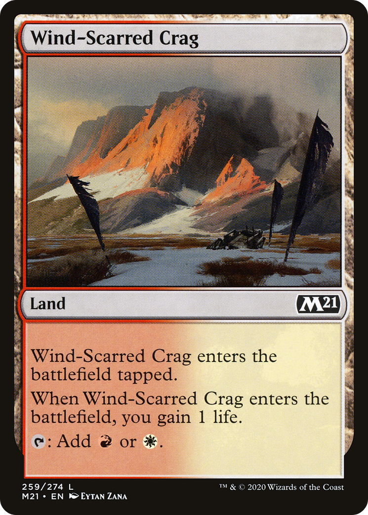 Wind-Scarred Crag (259) - Core Set 2021