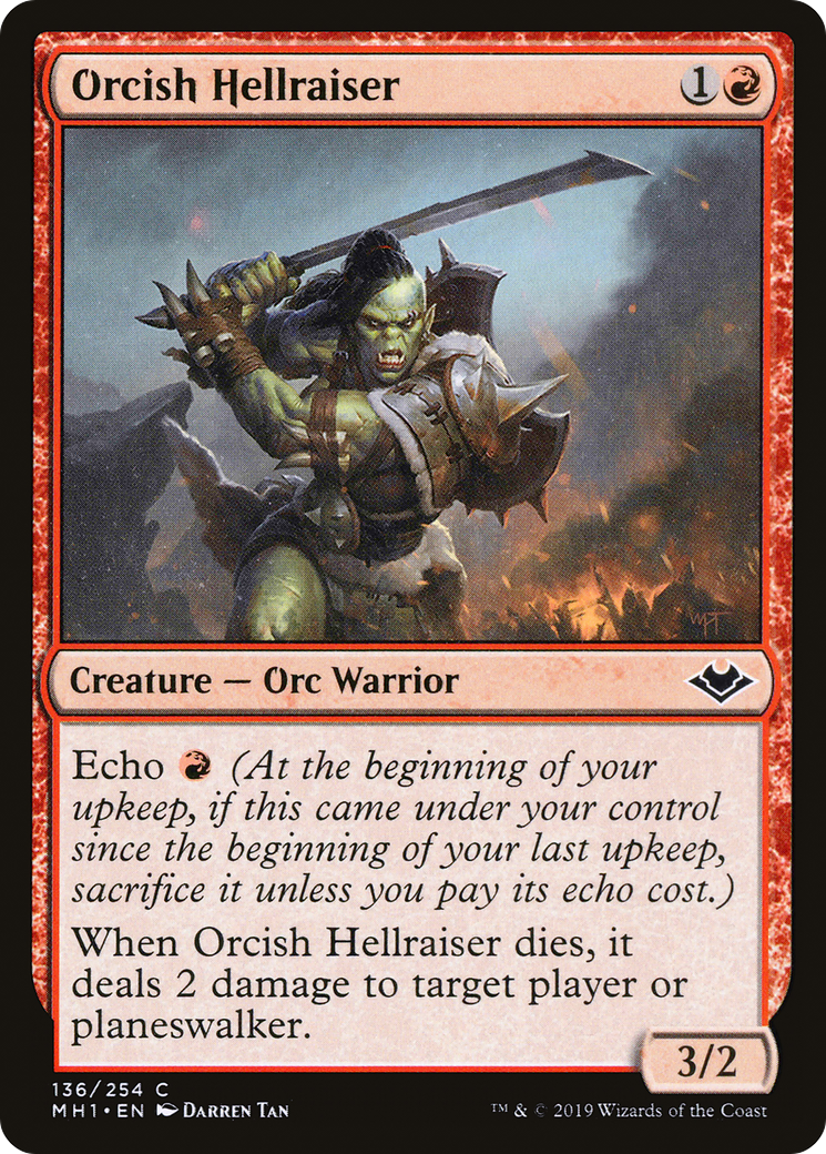 Orcish Hellraiser (136) - Modern Horizons