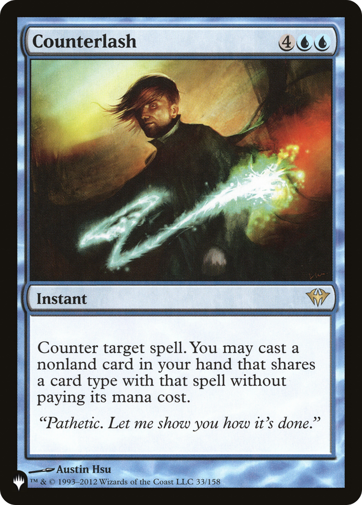 Counterlash (DKA-33) - The List