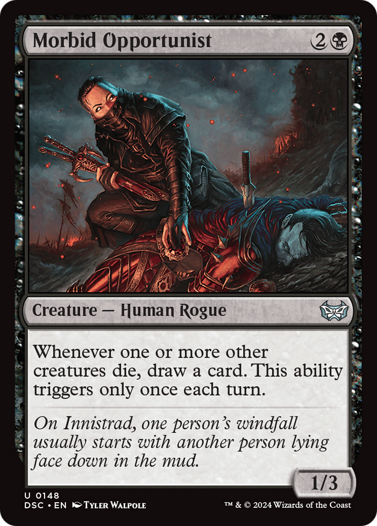 Morbid Opportunist (148) - Duskmourn: House of Horror Commander