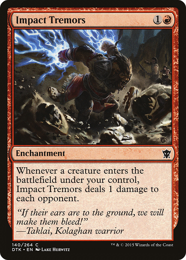 Impact Tremors (140) - Dragons of Tarkir