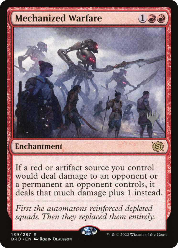 Mechanized Warfare (139p) - The Brothers' War Promos