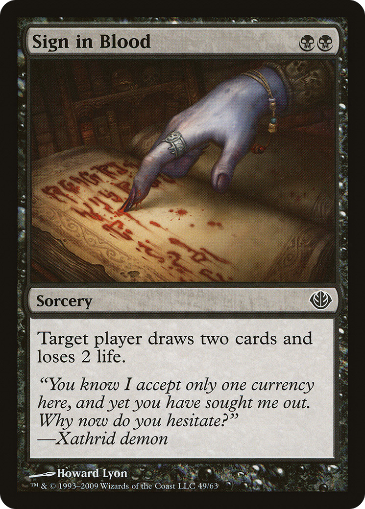Sign in Blood (049) - Duel Decks: Garruk vs. Liliana