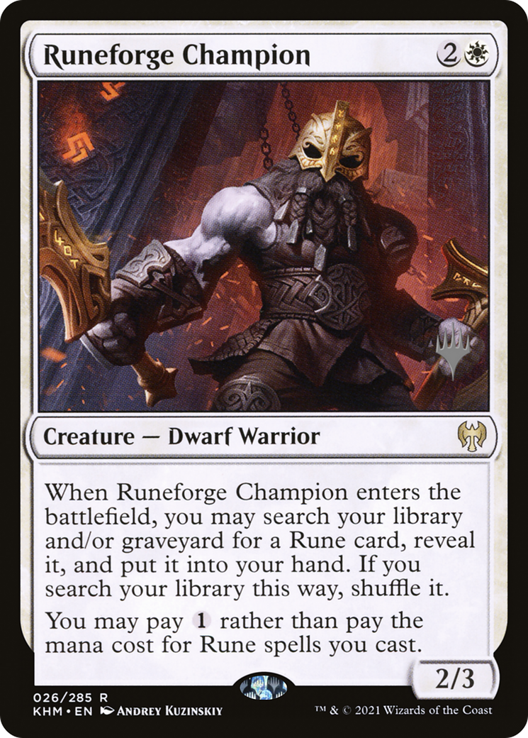 Runeforge Champion (026) - Kaldheim Promos