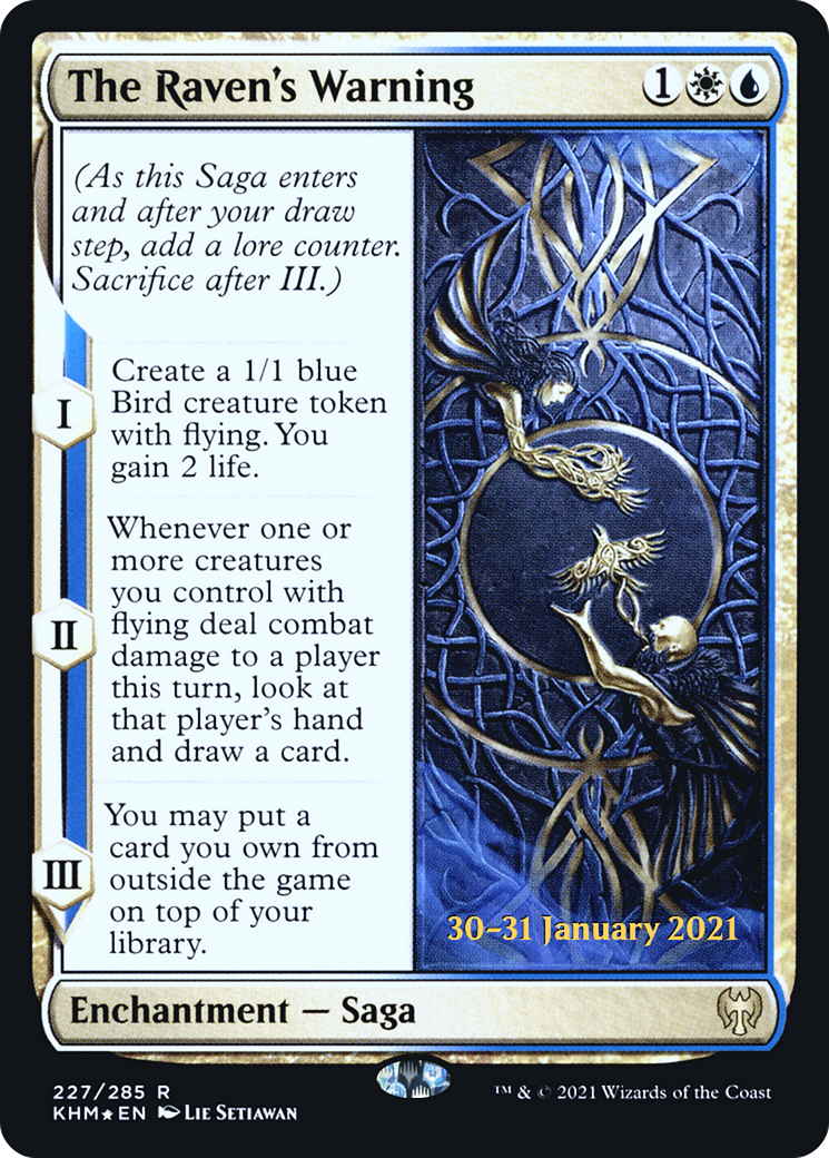 The Raven's Warning (227) Foil - Kaldheim Promos