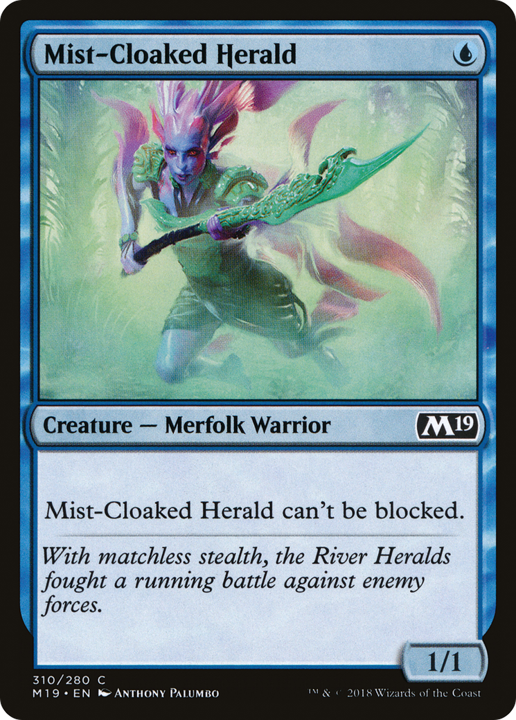 Mist-Cloaked Herald (310) - Core Set 2019