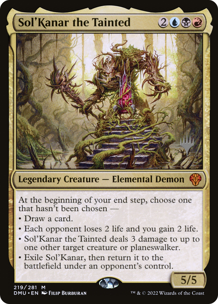 Sol'Kanar the Tainted (219) Foil - Dominaria United Promos