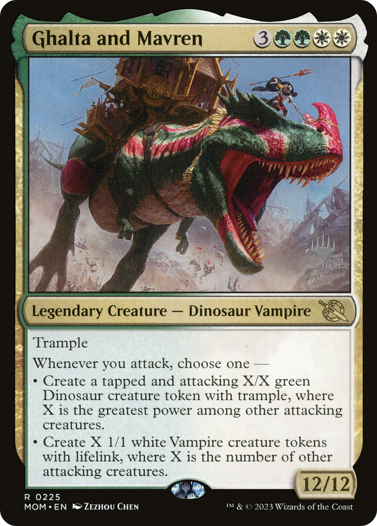 Ghalta and Mavren (225p) Foil - March of the Machine Promos