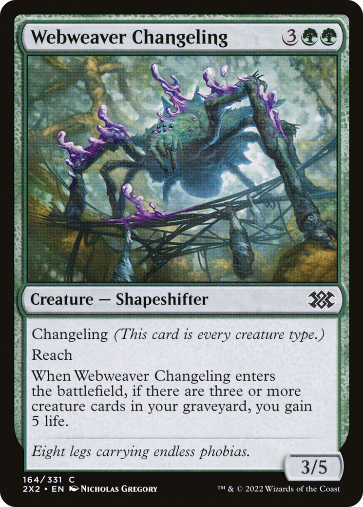 Webweaver Changeling (164) - Double Masters 2022