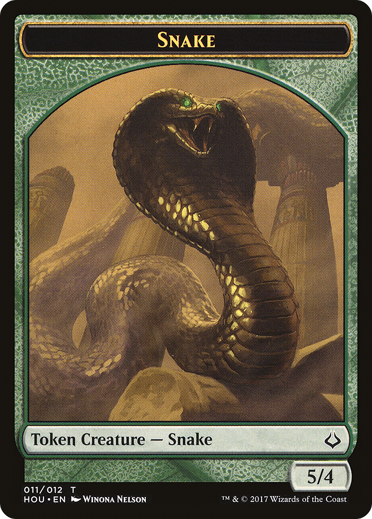 Snake Token (011) - Hour of Devastation Tokens