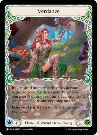 Verdance (VER001) Rainbow Foil - Blitz Deck: Rosetta - Verdance