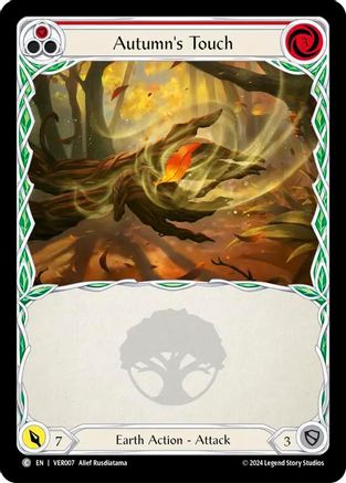 Autumn's Touch (Red) (VER007) - Blitz Deck: Rosetta - Verdance