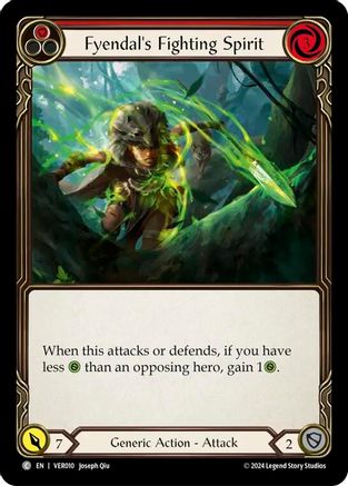 Fyendal's Fighting Spirit (Red) (VER010) - Blitz Deck: Rosetta - Verdance