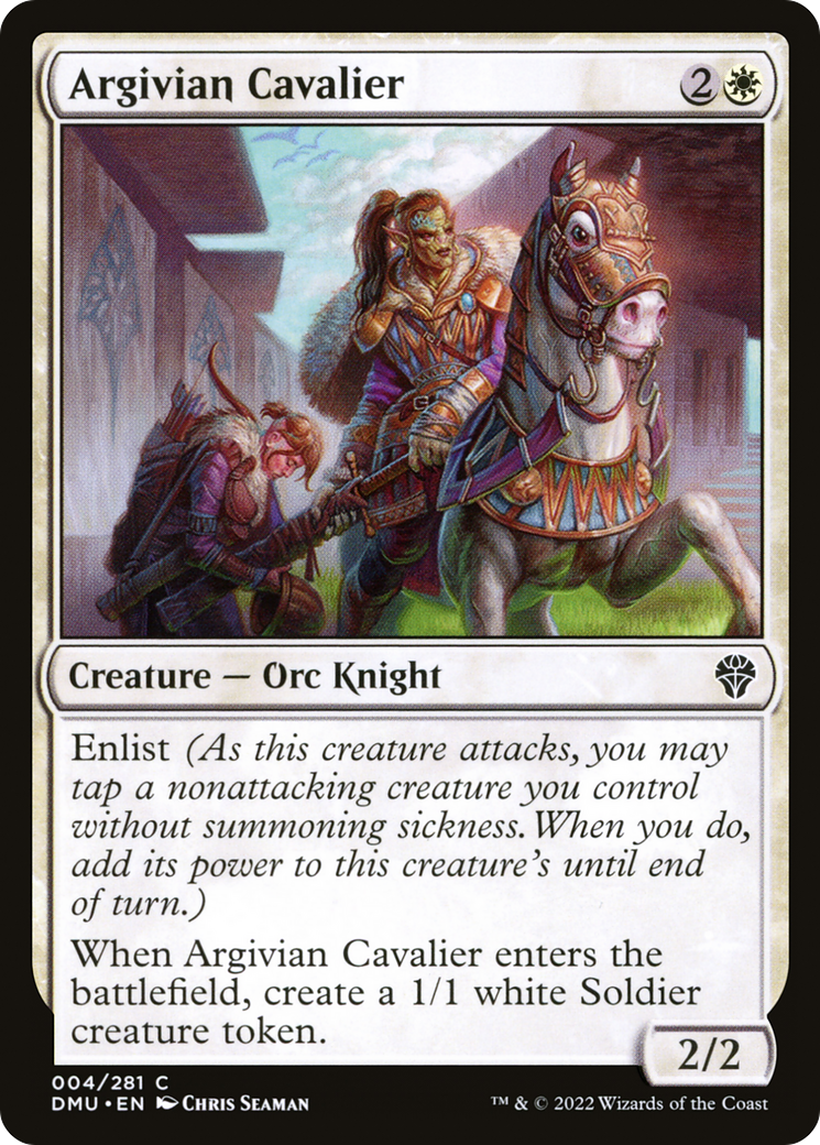 Argivian Cavalier (004) Foil - Dominaria United