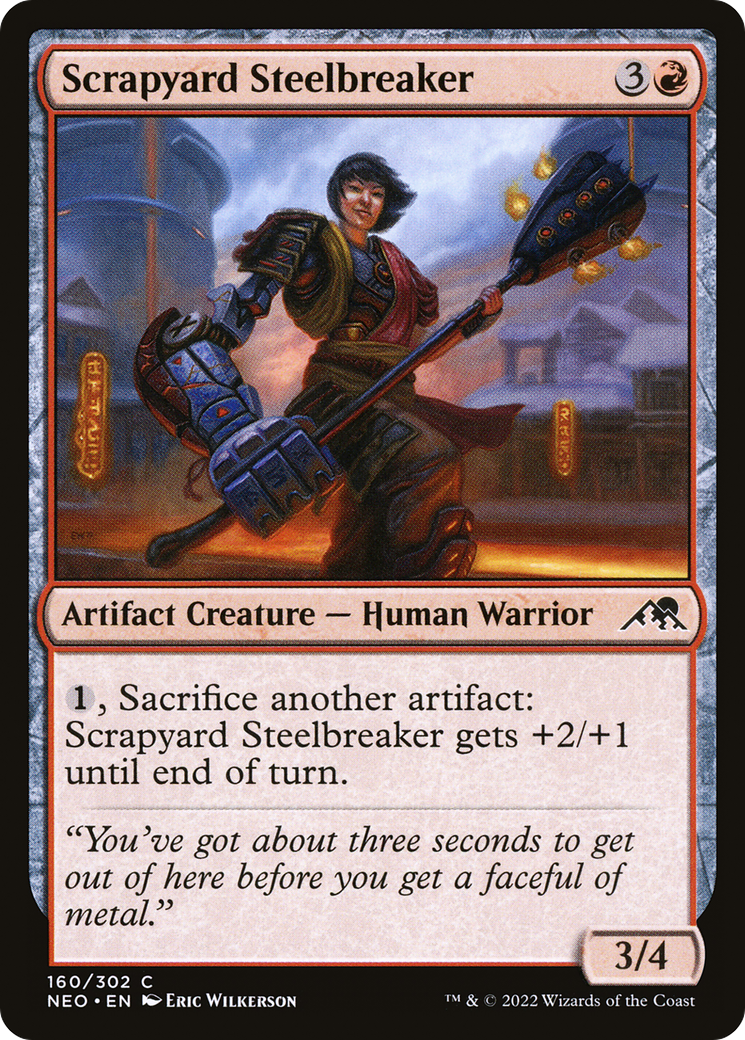 Scrapyard Steelbreaker (160) - Kamigawa: Neon Dynasty