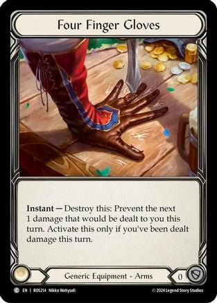 Four Finger Gloves (ROS214) Cold Foil - Rosetta