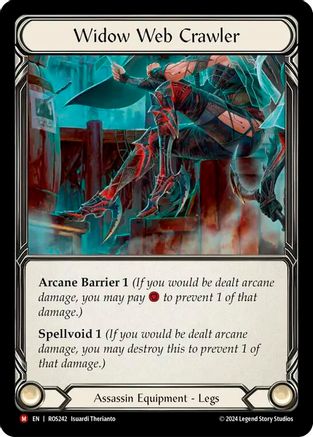 Widow Web Crawler (ROS242) Cold Foil - Rosetta