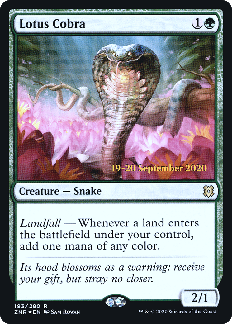 Lotus Cobra (193s) Foil - Zendikar Rising Promos