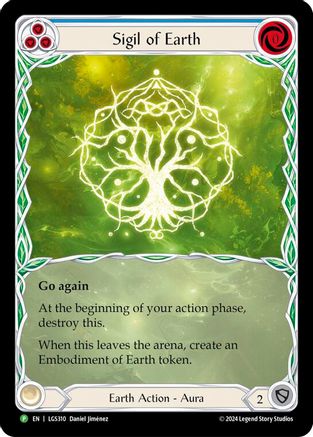 Sigil of Earth (Extended Art) (LGS310) Rainbow Foil - FaB Promos