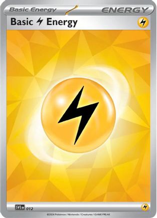 Basic Lightning Energy - 012 (12) - SVE Scarlet & Violet Energies