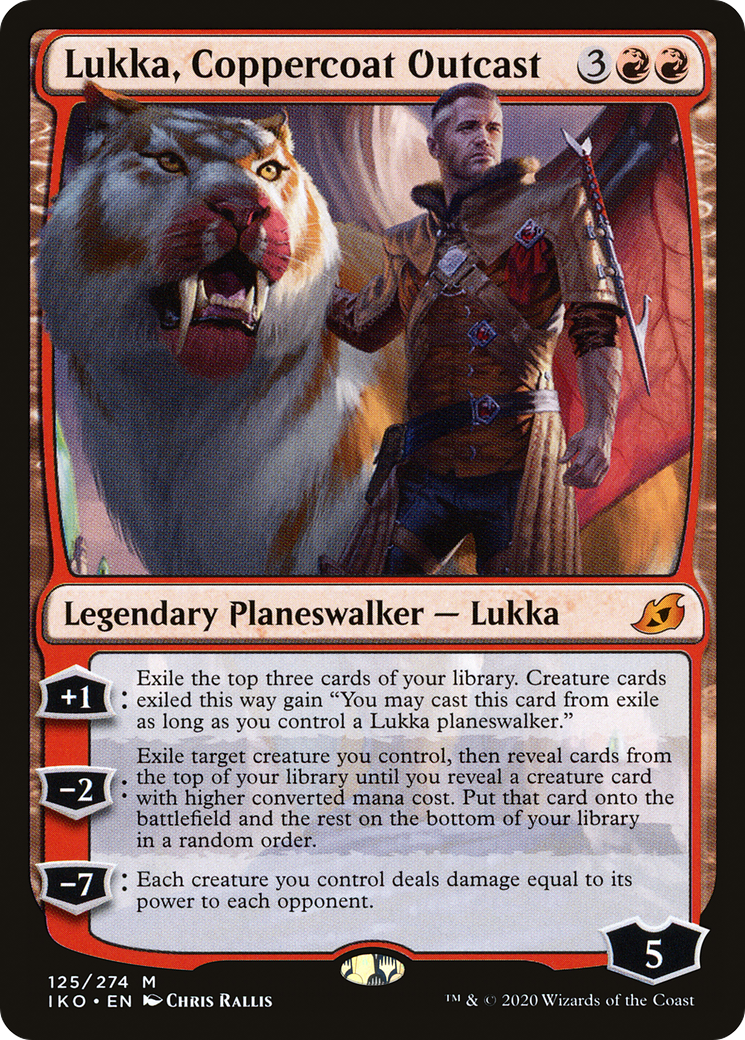 Lukka, Coppercoat Outcast (125) - Ikoria: Lair of Behemoths