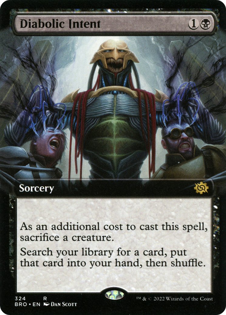Diabolic Intent (Extended Art) (324) Foil - The Brothers' War
