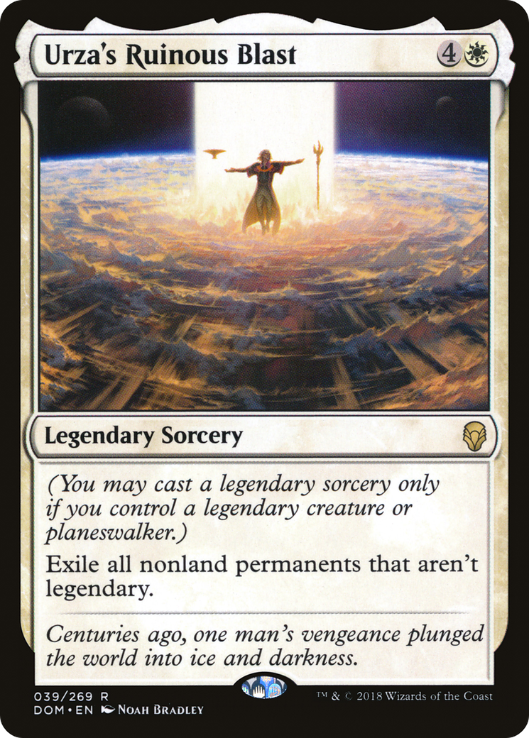 Urza's Ruinous Blast (039) Foil - Dominaria