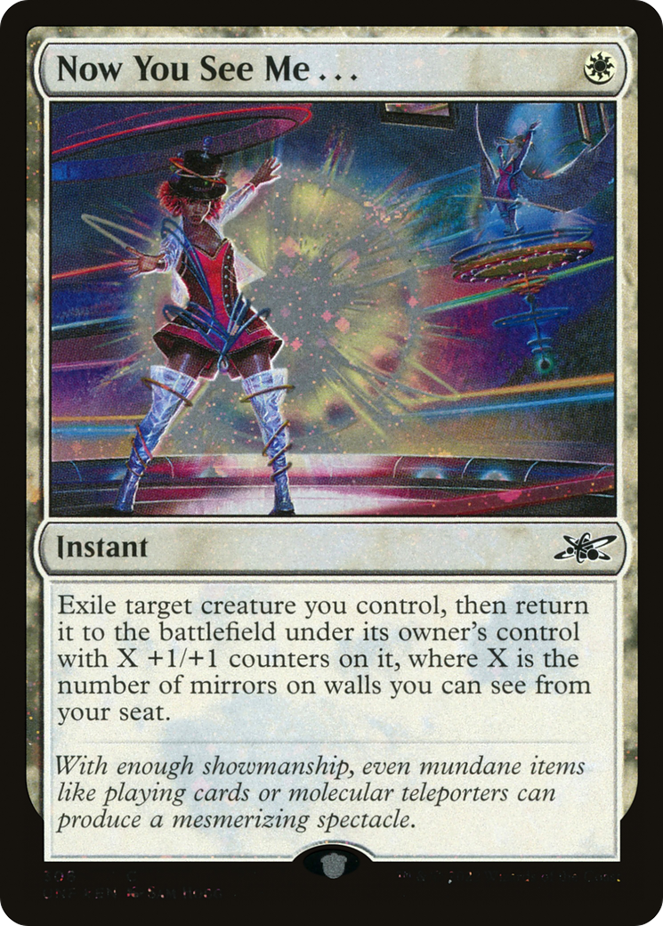 Now You See Me... (Galaxy Foil) (306) Foil - Unfinity