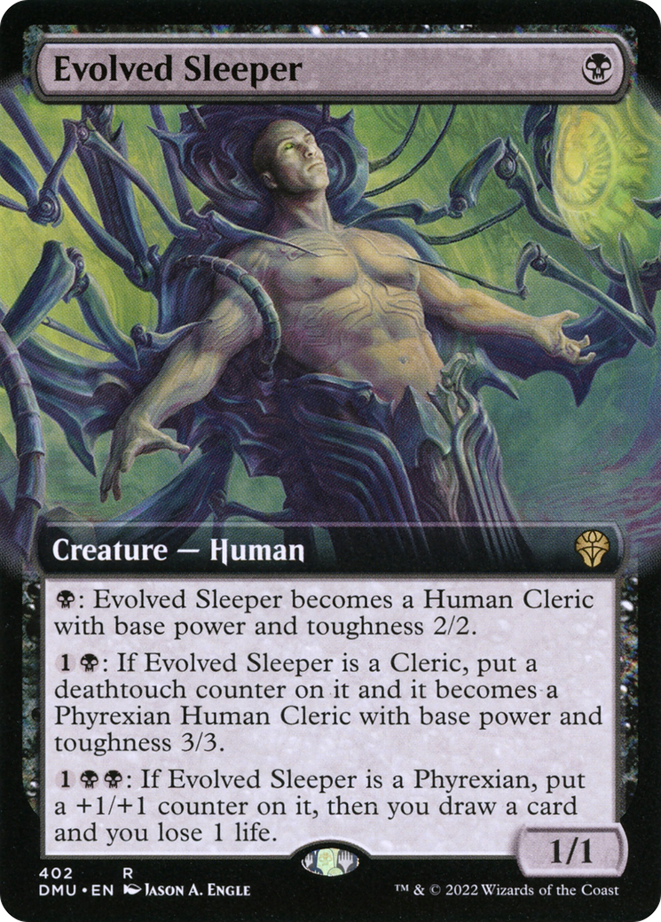 Evolved Sleeper (Extended Art) (402) - Dominaria United
