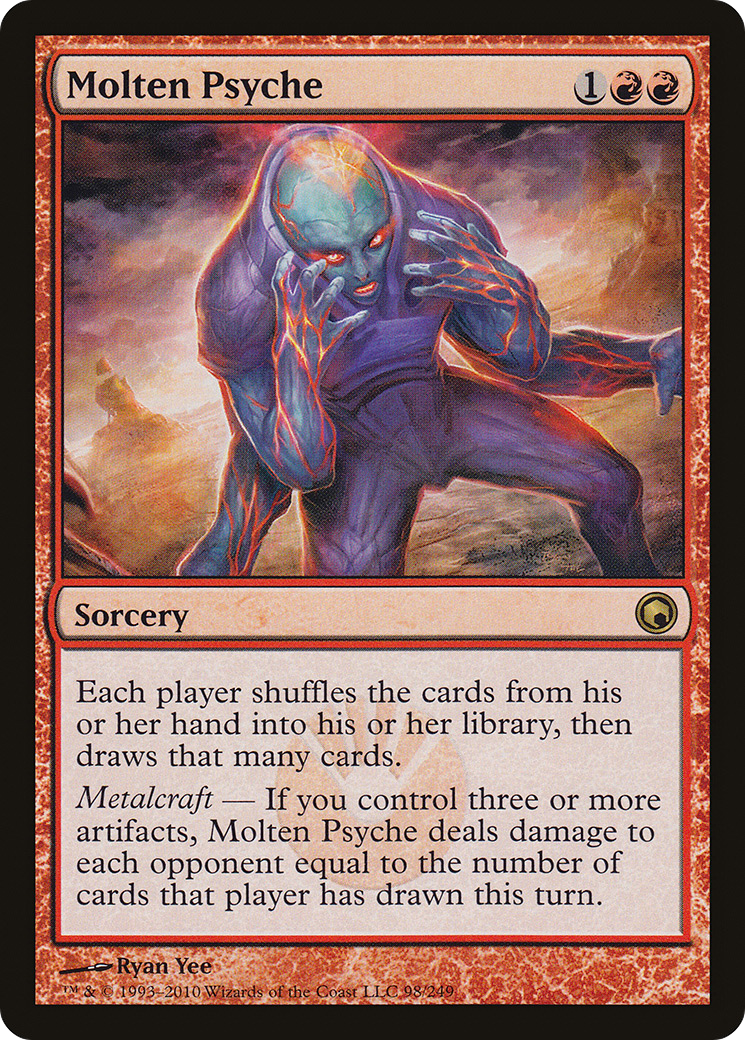 Molten Psyche (098) Foil - Scars of Mirrodin